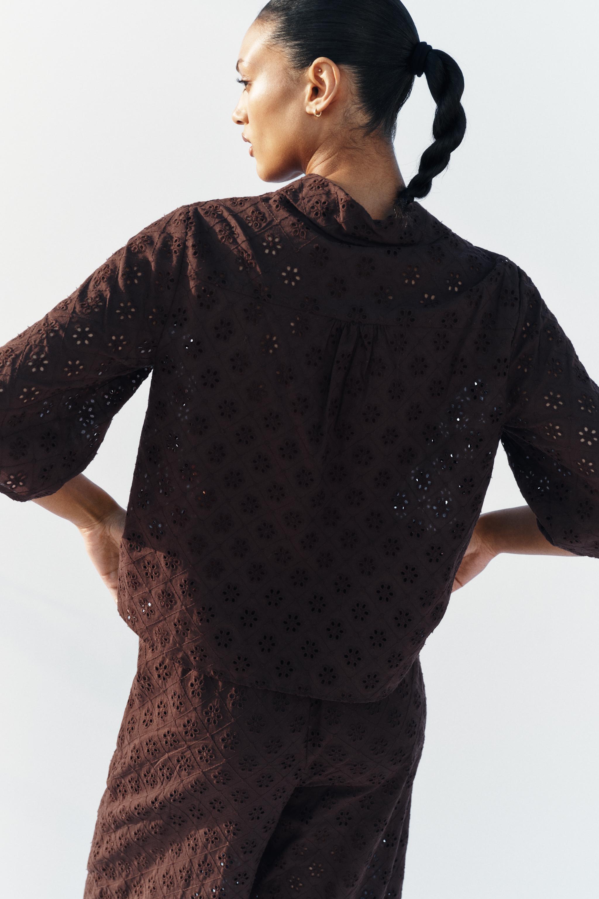 CHEMISE BRODERIES PERFORÉES